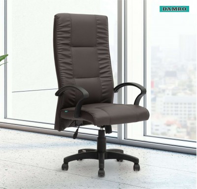 Roma High Back Chair Leatherette  - Black
