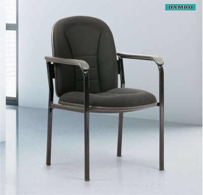 Damro Trivia Visitor Chair Fabric Black