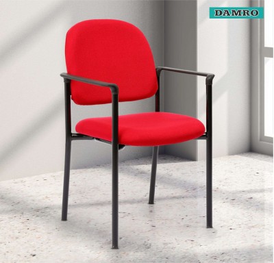 Damro Foster Visitor Chair Fabric Maroon