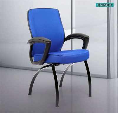 Damro Navy Visitor Chair Fabric Blue