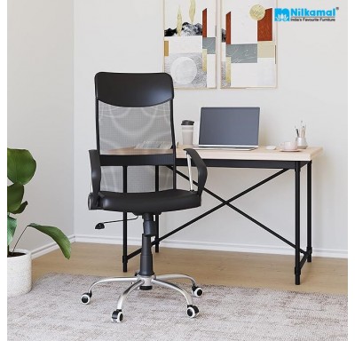 Acqua High Back Chair Mesh Fabric - Black