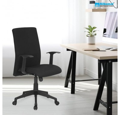 Optima High Back Chair Fabric - Black