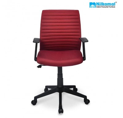Thames Neo Medium Back Chair Fabric - Maroon
